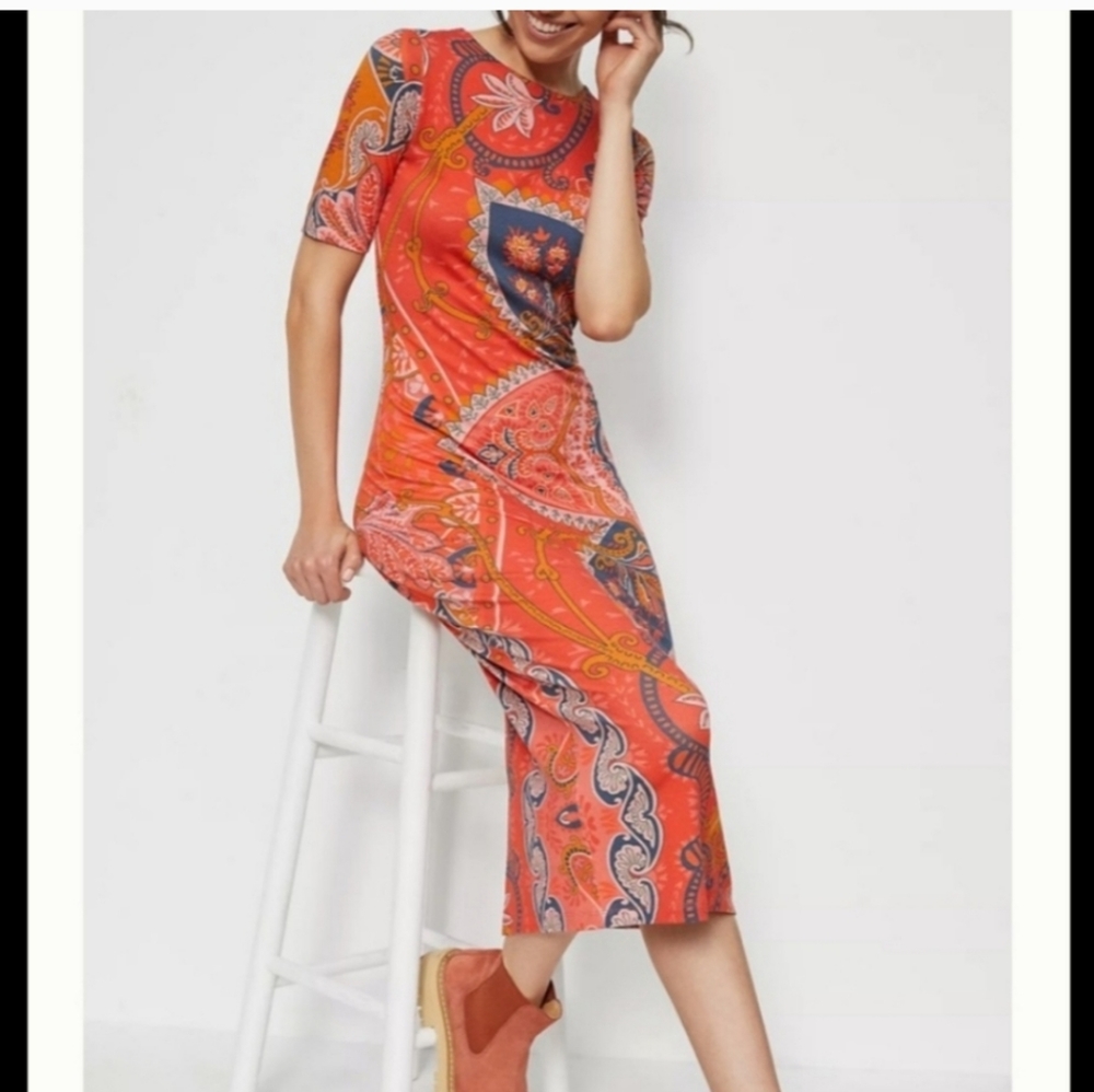 FARM Rio for Anthropologie Giannina Knit Dress Size XS
